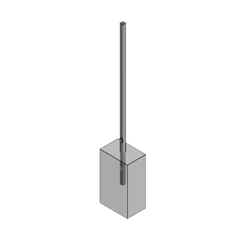 Round Tapered Steel Embedded Poles